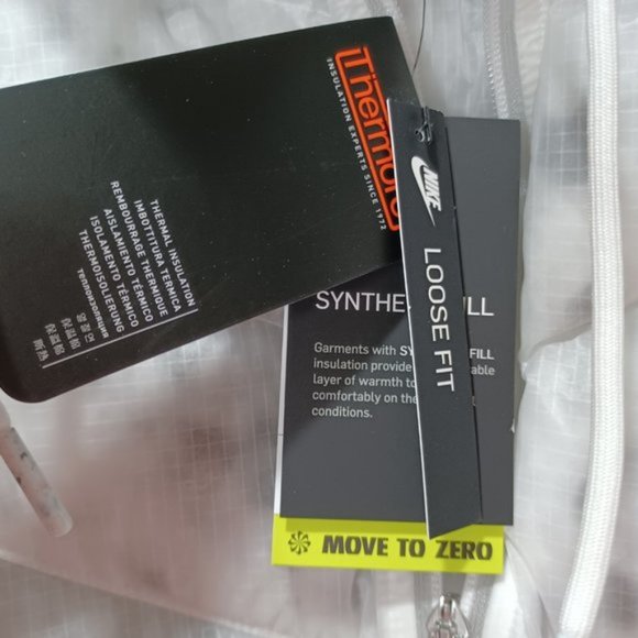 Nike Women's Marble EcoDown Puffer Coat Jacket Small - Picture 5 of 6